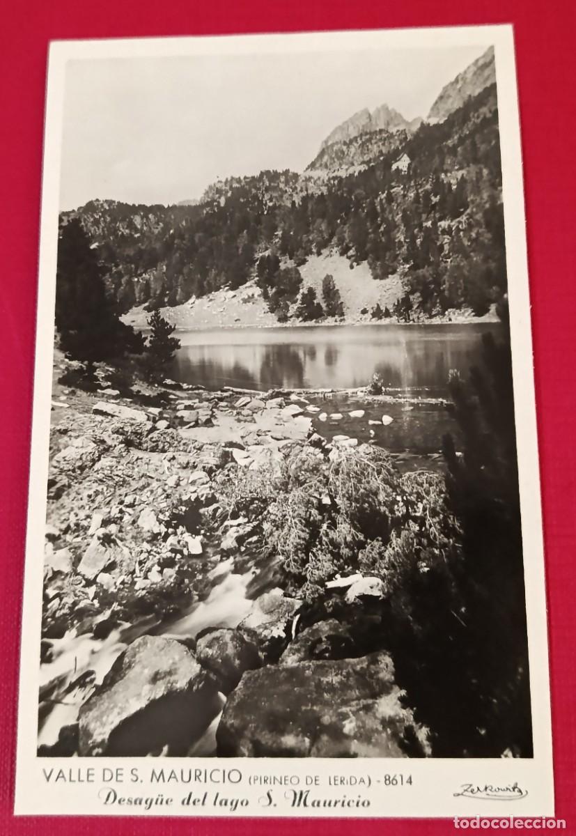 Postales: POSTAL FOTOGRAFICA VALLE SAN MAURICIO - PIRINEO LERIDA 1953