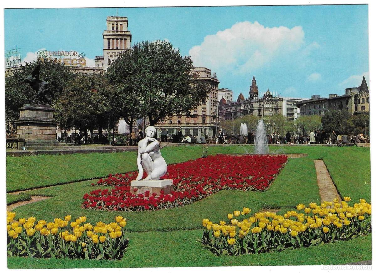 Postales: Postal Barcelona. Plaza de Catalu&ntilde;a. ref. 7-barcelona59