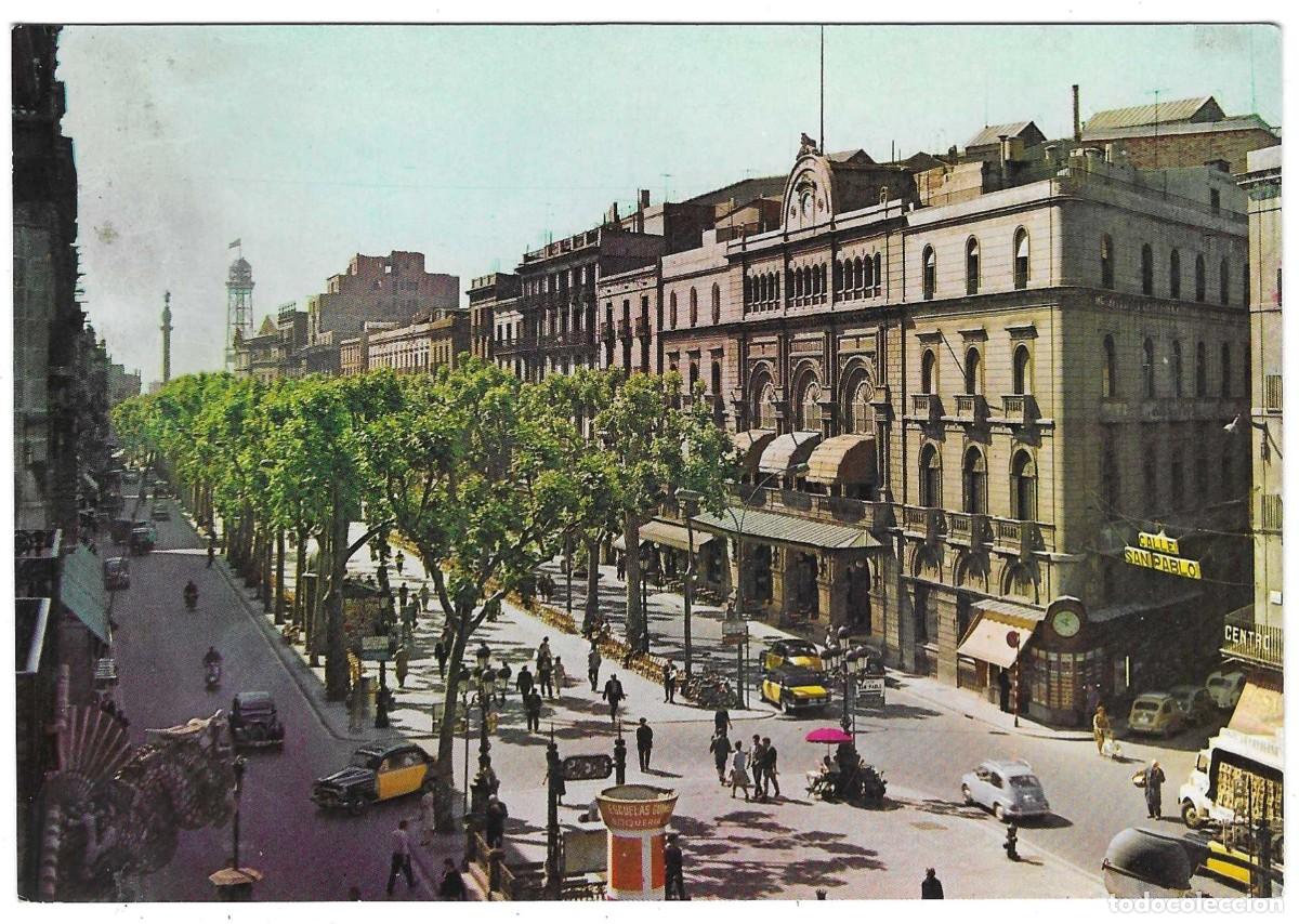 Postales: Postal Barcelona. Rambla y Gran Teatro del Liceo. ref. 7-barcelona60