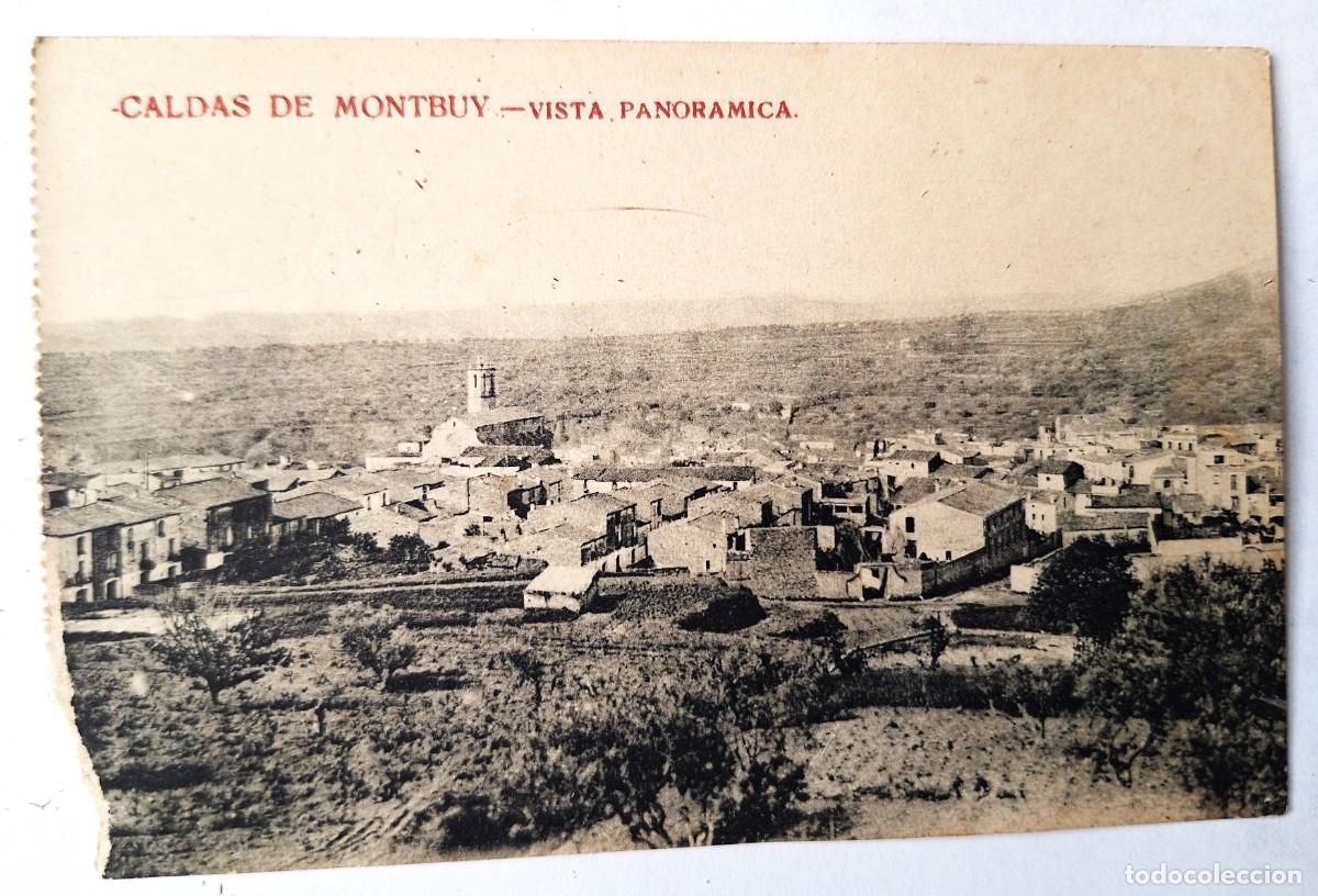 Postales: POSTAL MUY ANTIGUA - CALDAS DE MONTBUY - VISTA PANORAMICA - SIN CIRCULAR