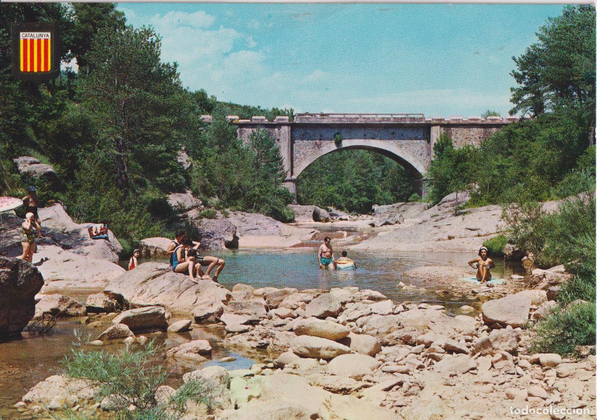 Postales: BORRED&Agrave; (BARCELONA) COBERT DE PUIGCERCOS, RIERA DE MARLES - ESCUDO DE ORO N&ordm;2958 - S/C