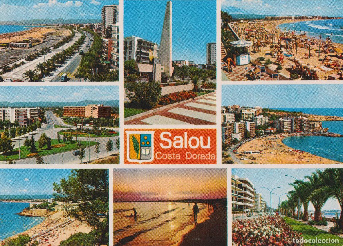 Postales: COSTA DORADA, SALOU (TARRAGONA) VARIAS VISTAS DE LA CIUDAD - FOT.CAMPA&Ntilde;A N&ordm;6145 - CIRCULADA