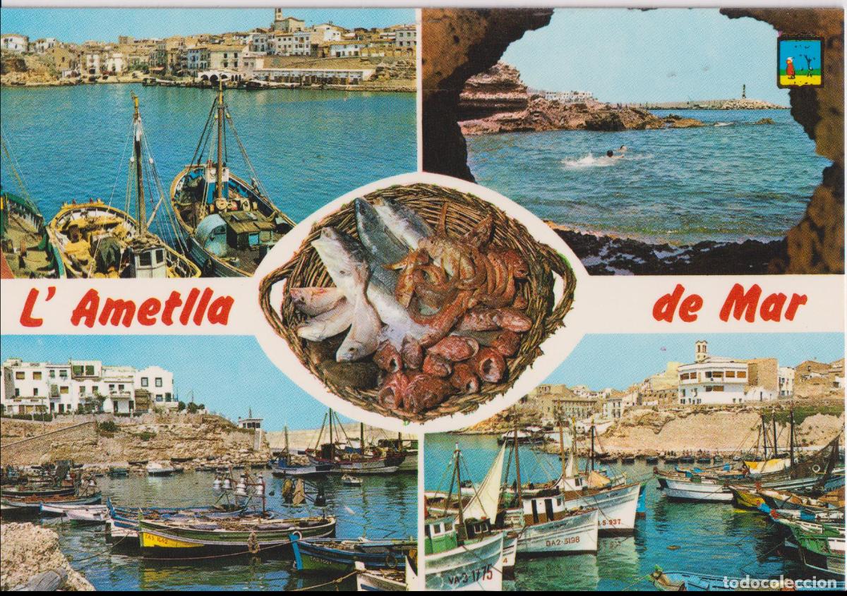 Postales: L'AMETLLA DE MAR (TARRAGONA) DIVERSOS ASPECTOS DE LA CIUDAD - FOTO COLOR RAYMOND N&ordm;1 - S/C