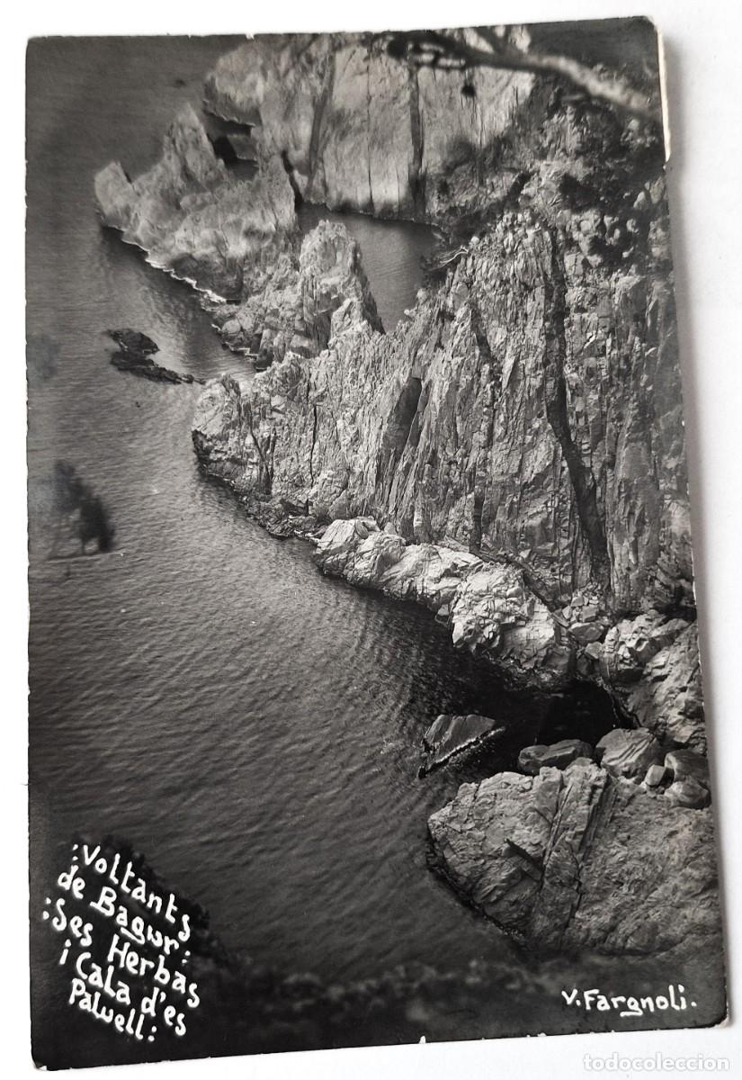 Postales: BAGUR - POSTAL MUY ANTIGUA MANUSCRITA EN 1924- SES HERBAS I CALA D&acute;ES PALWELL