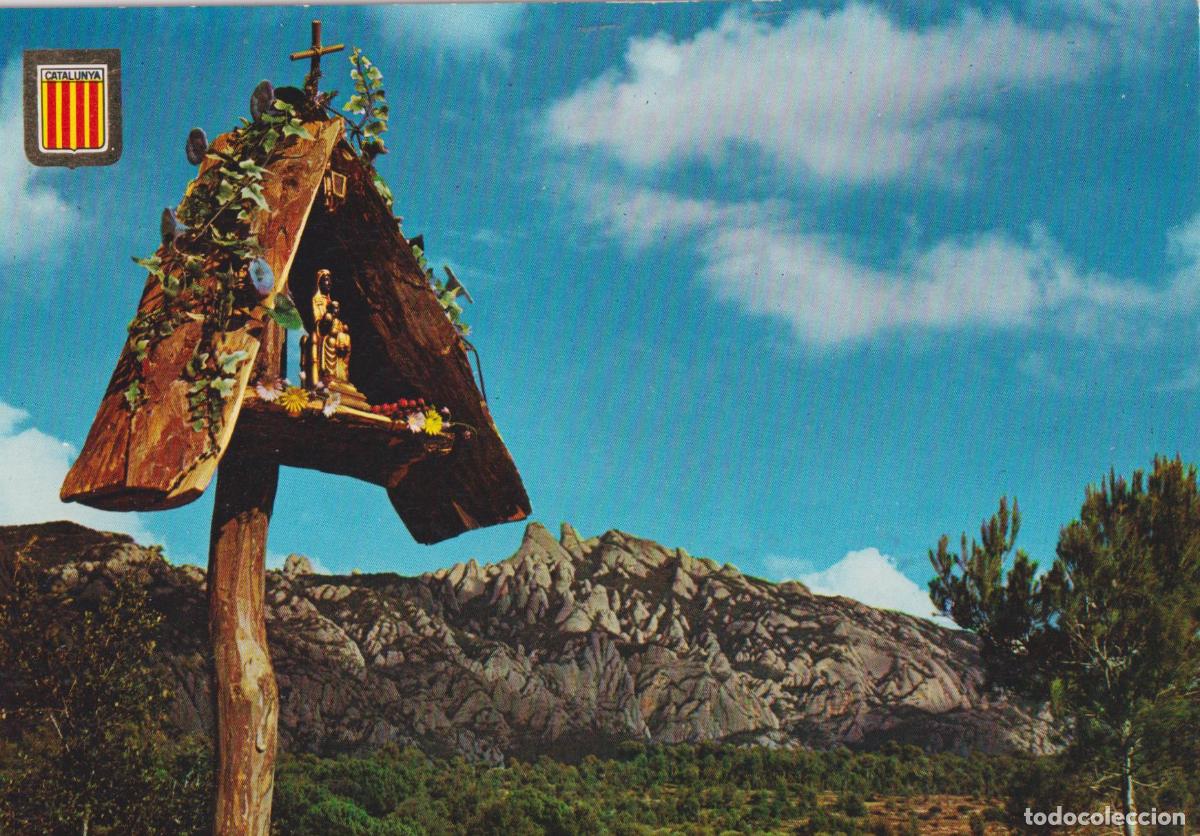 Postales: CATALUNYA T&Iacute;PICA, LA MORENETA I MONTSERRAT - SOBERANAS N&ordm;371 - ESCRITA 1965
