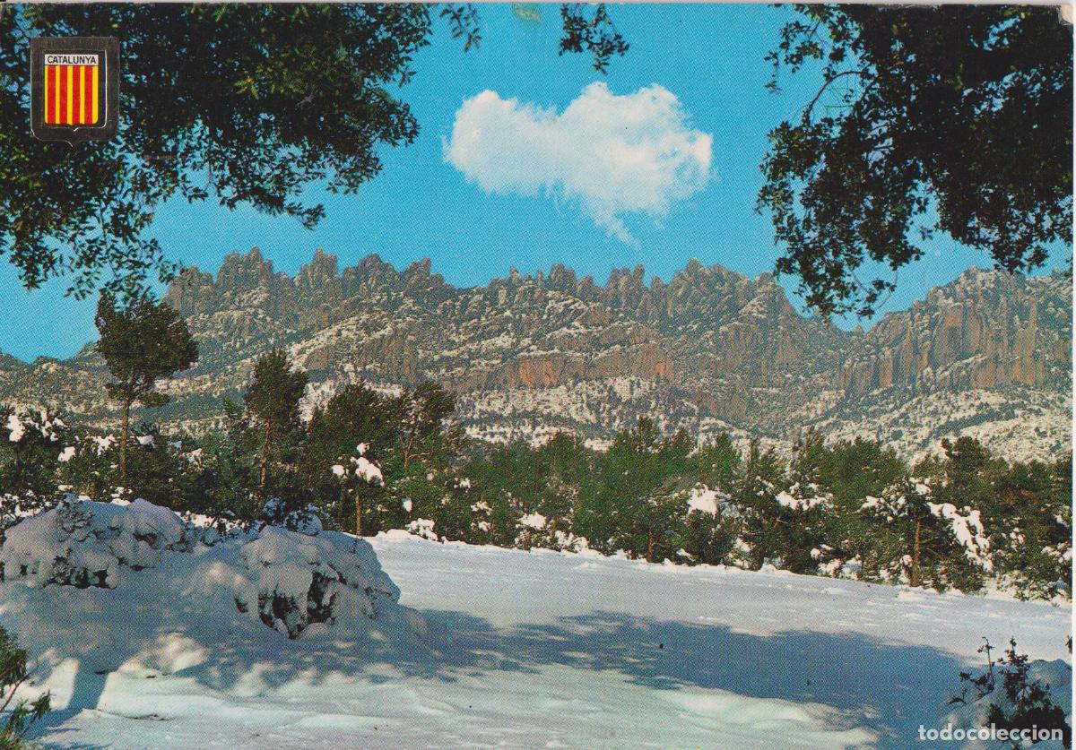 Postales: CATALUNYA T&Iacute;PICA, HIVERN A MONTSERRAT - SOBERANAS N&ordm;1211 - CIRCULADA