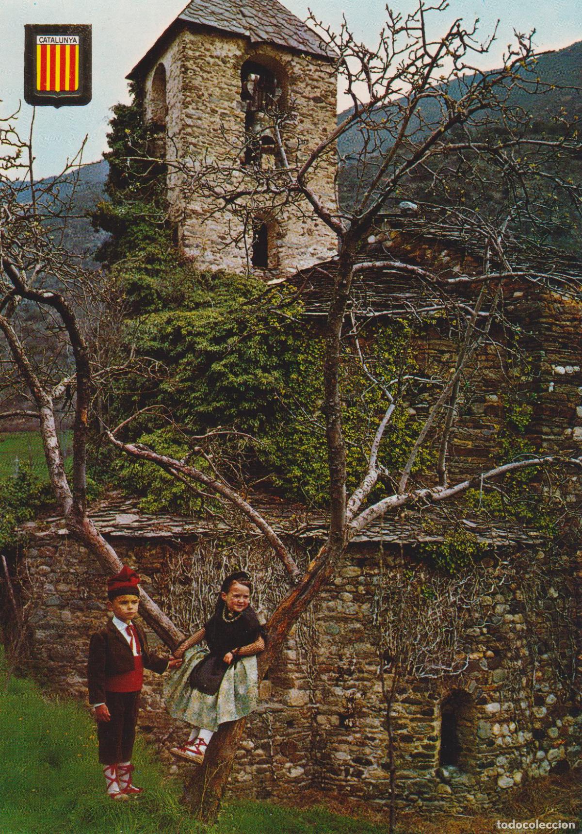 Postales: CATALUNYA T&Iacute;PICA, AMB T&Uacute; DE LA M&Agrave;, EL M&Oacute;N &Eacute;S PETIT - SOBERANAS N&ordm;1340 - ESCRITA 1965
