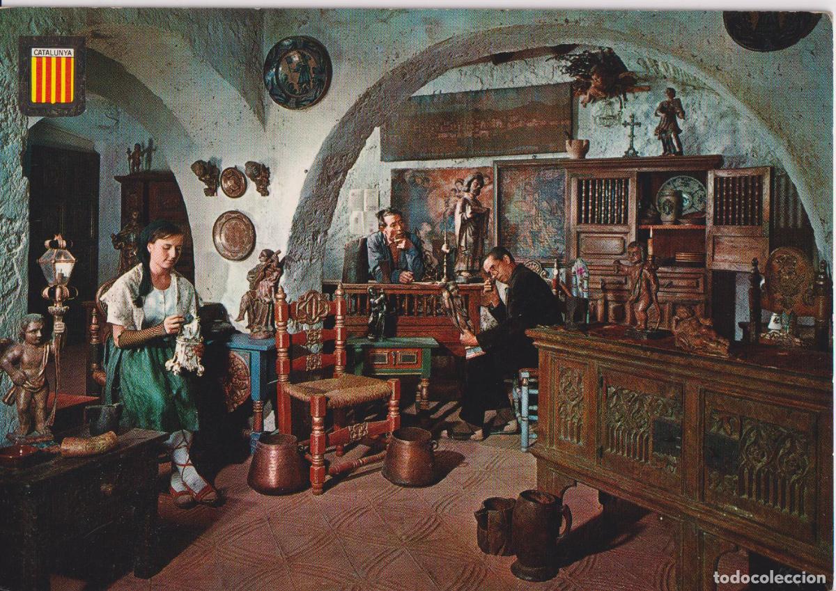 Postales: CATALUNYA T&Iacute;PICA, CAL FUSTER, LA POBLA CLARAMUNT - ESCUDO DE ORO N&ordm;1892 - S/C