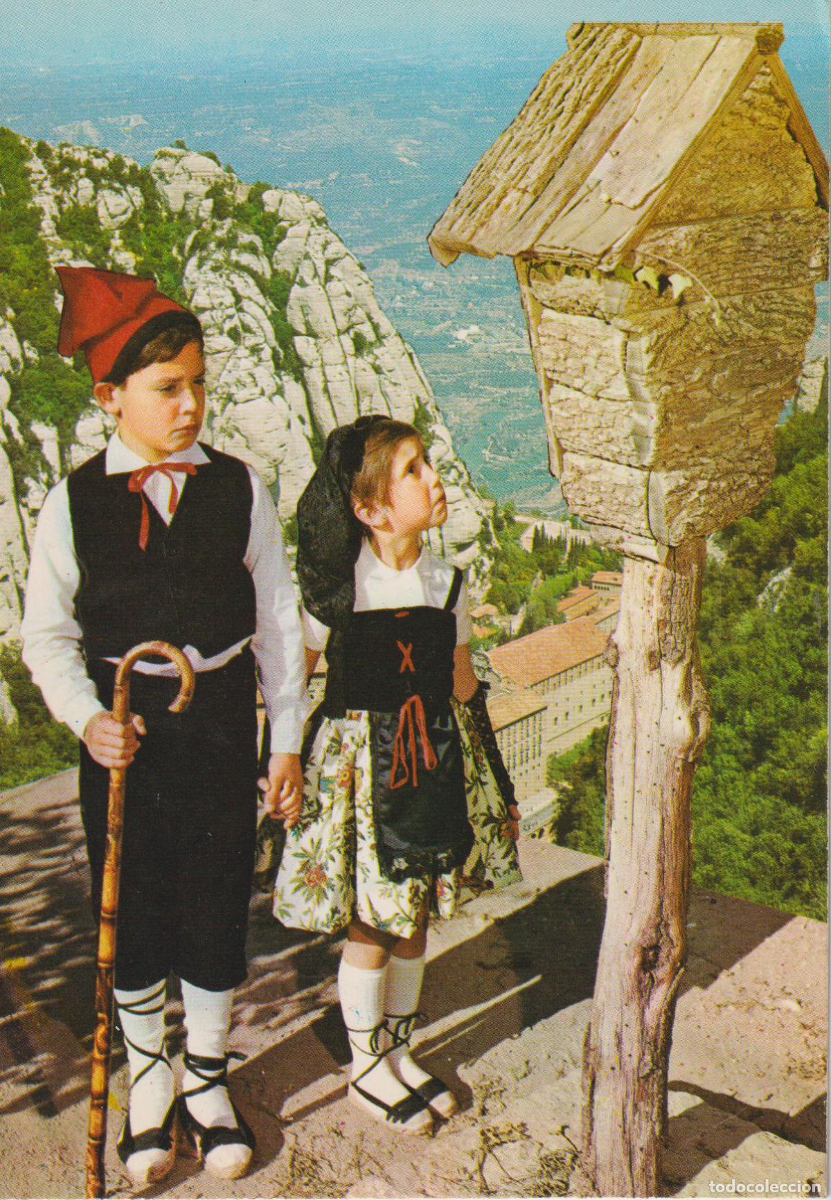 Postales: CATALUNYA T&Iacute;PICA, PREGAR A LA MARE DE D&Eacute;U - COLECCI&Oacute;N PERLA N&ordm;4684 - ESCRITA