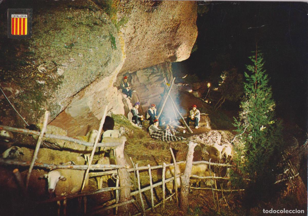 Postales: FE, SENY I ART DEL POBLE CATALA, 1er.PESSEBRE VIVENT, CORBERA DE LLOBREGAT - ESCRITA 1965