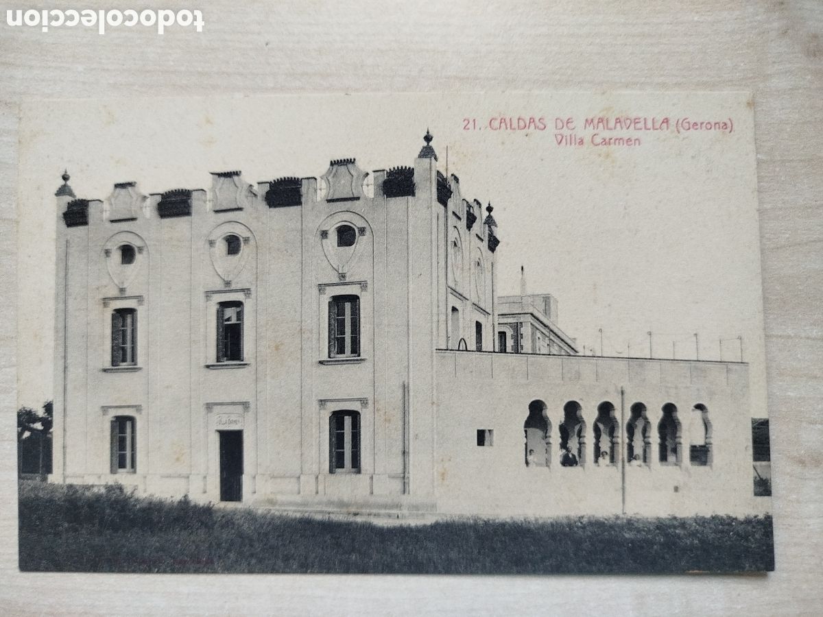 Postales: Postal Caldes de Malavella, Villa Carmen