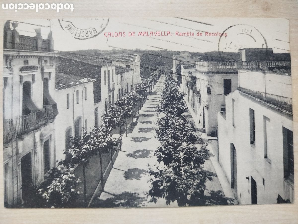 Postales: Postal Caldes de Malavella, Rambla de Recolons