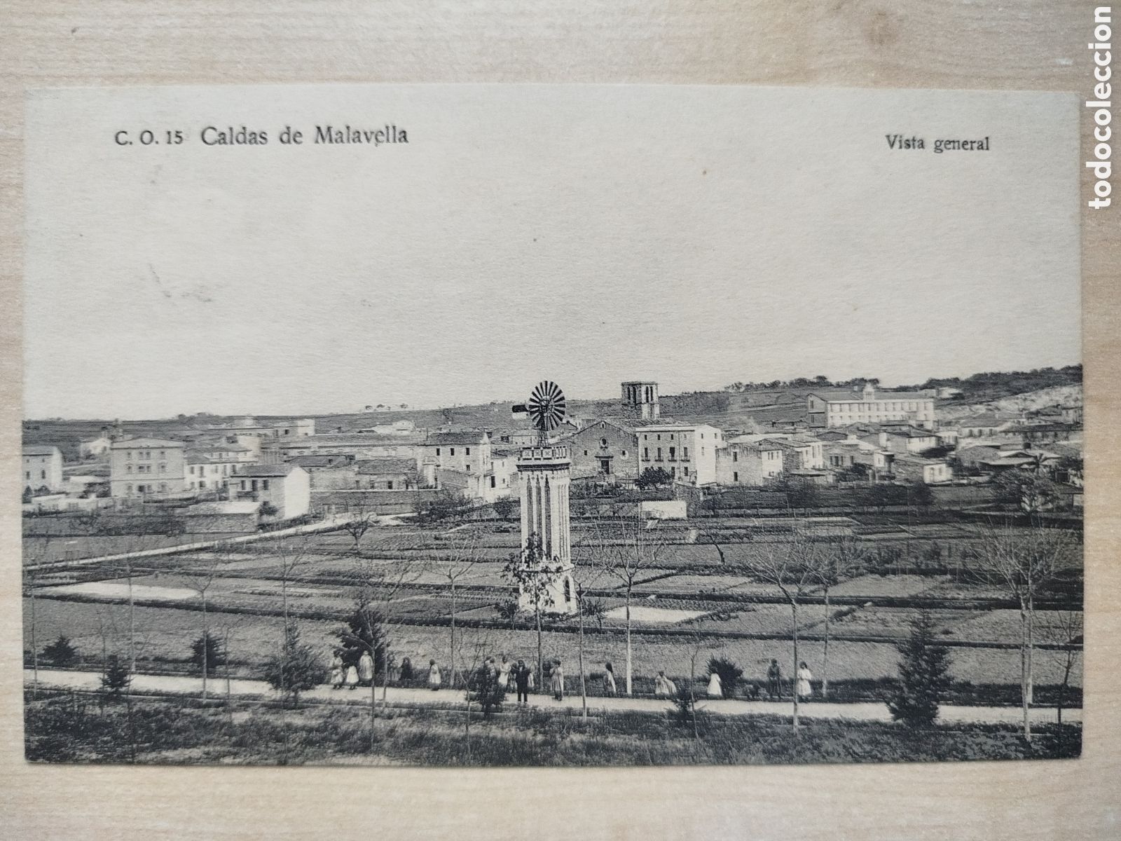 Postales: Postal Caldes de Malavella, Vista general