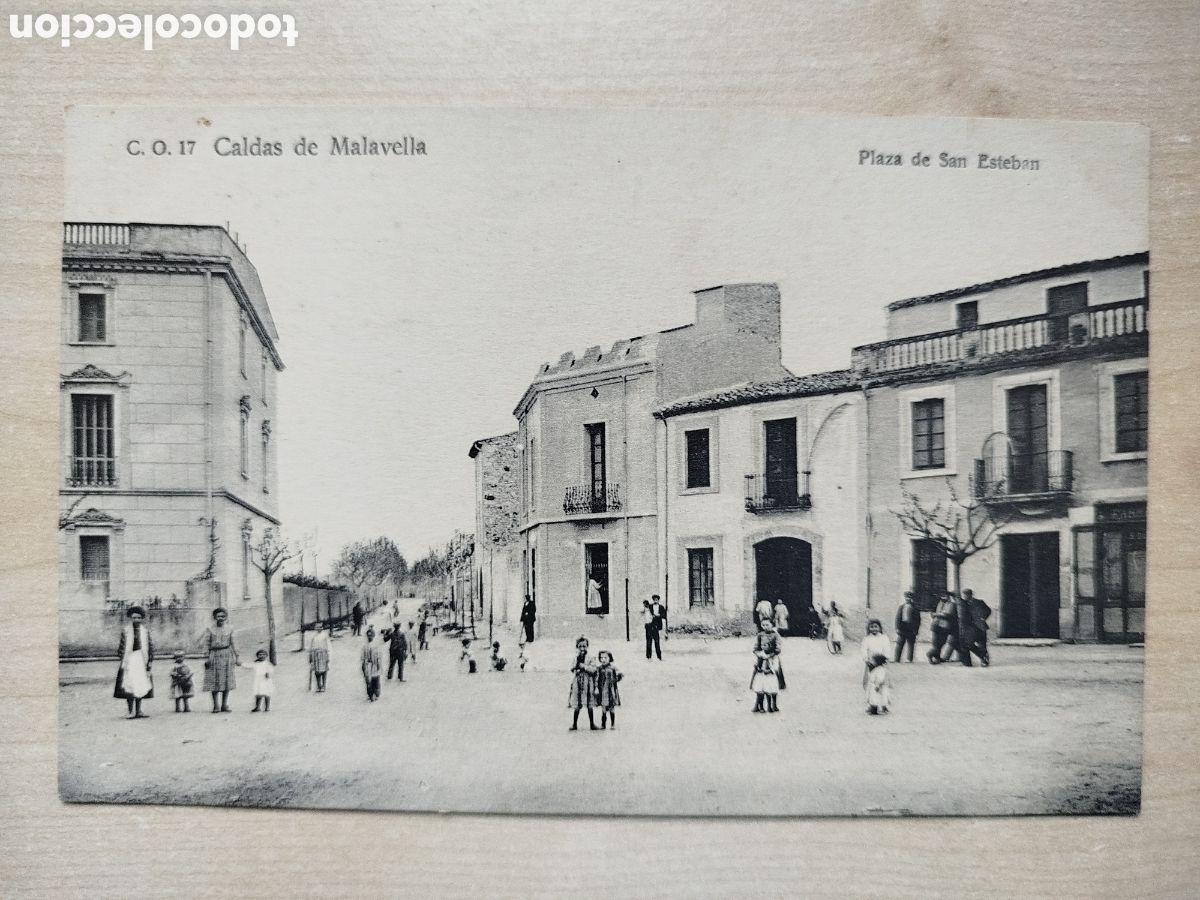 Postales: Postal Caldes de Malavella, Pla&ccedil;a de Sant Esteve
