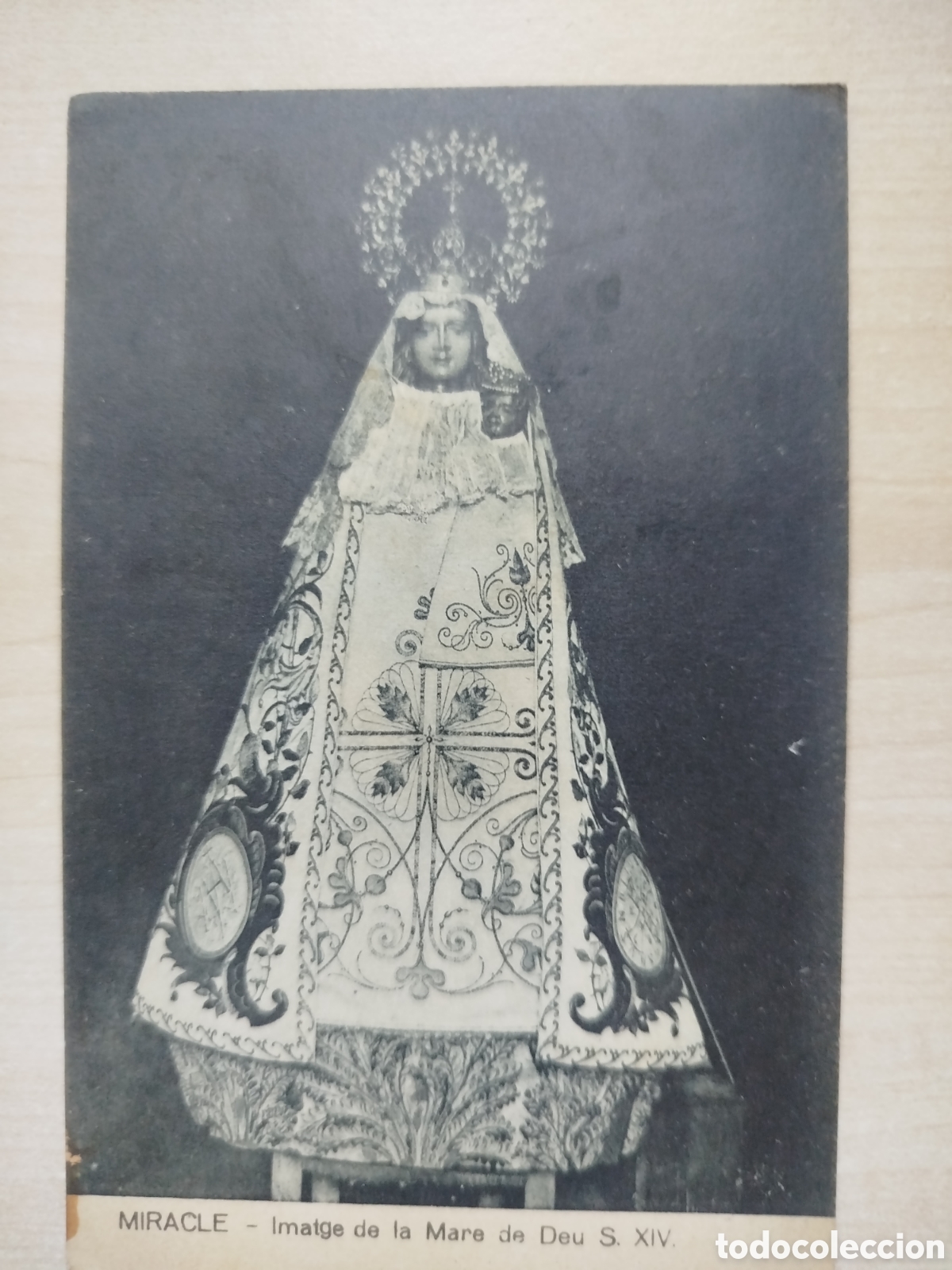 Postales: Santuari del Miracle, imatge de la Mare de D&eacute;u