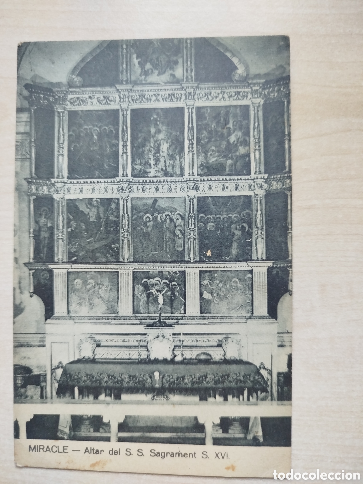 Postales: Santuari del Miracle, Altar del S. Sagrament