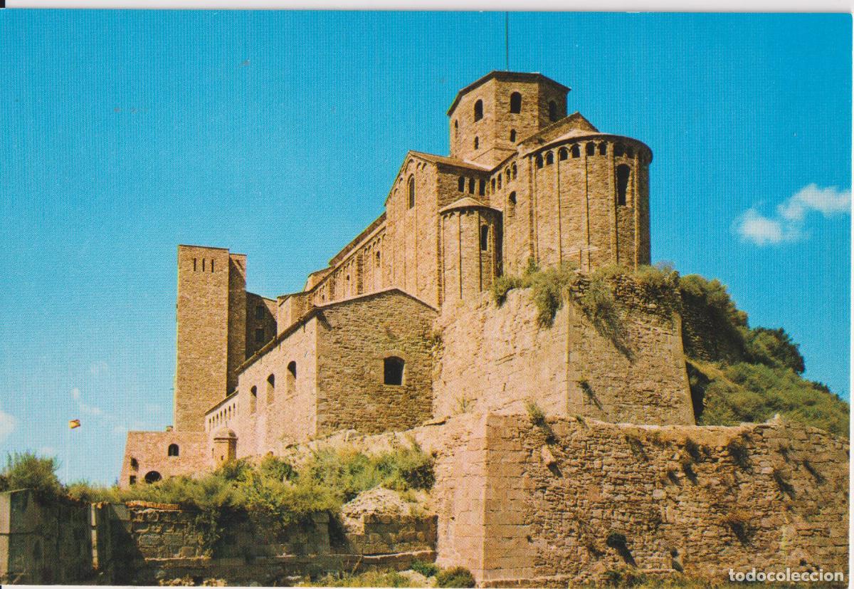 Postales: CARDONA (BARCELONA) VISTA EXTERIOR COLEGIATA - FOTO ART - S/C