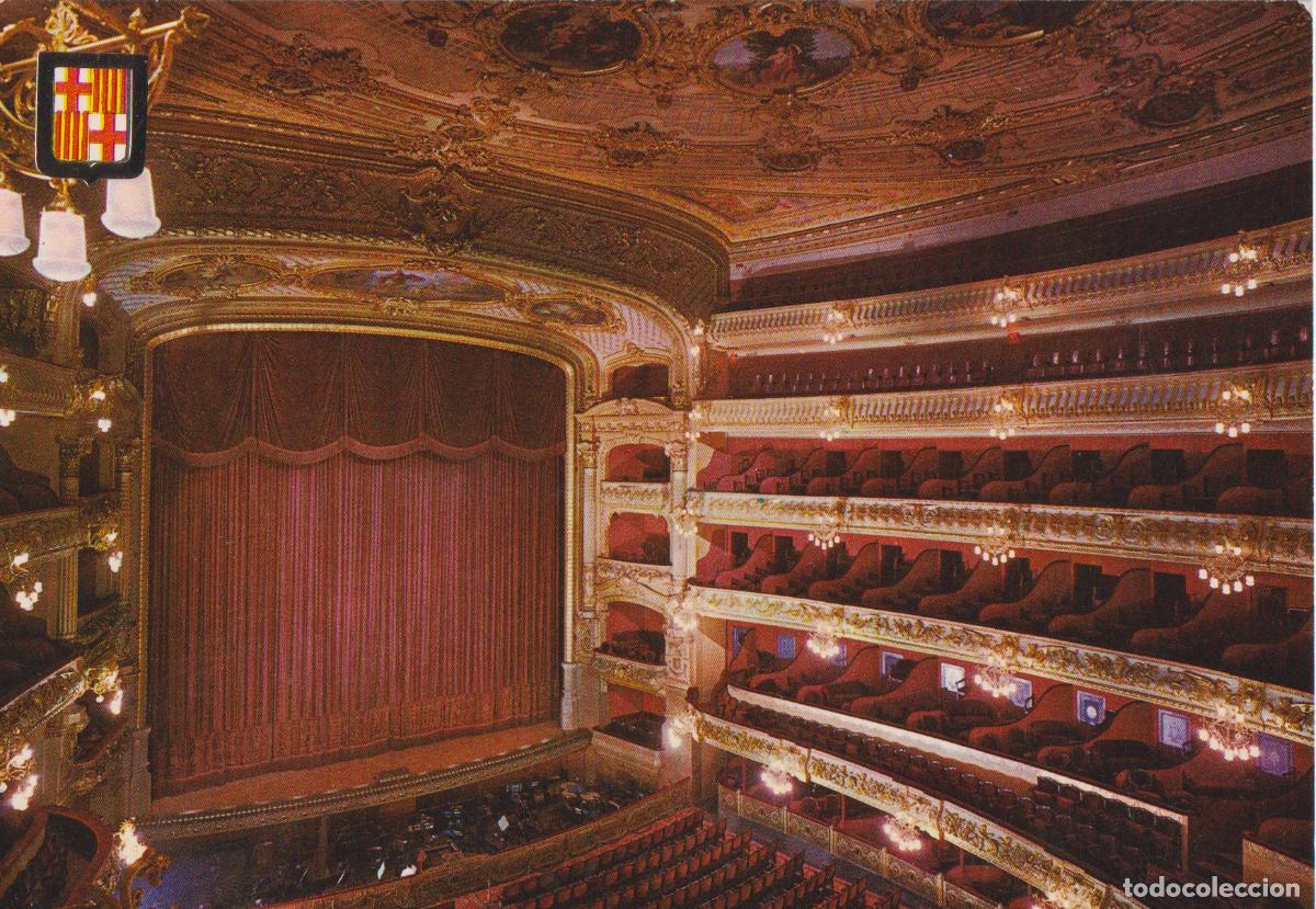 Postales: BARCELONA, GRAN TEATRO DEL LICEO - ESCUDO DE ORO N&ordm;641 - S/C