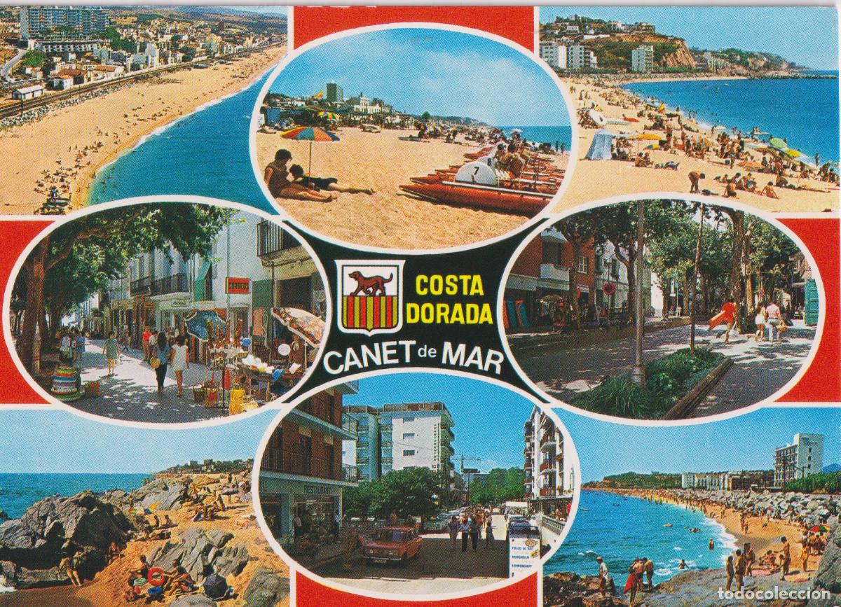 Postales: CANET DE MAR (BARCELONA) VARIS ASPECTES - PIC 1025 - ESCRITA