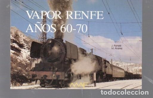 Postales: POSTAL DE TREN DE VAPOR DE RENFE DE LOS A&Ntilde;OS 1960 - 1970 EDITOR MAF BARCELONA