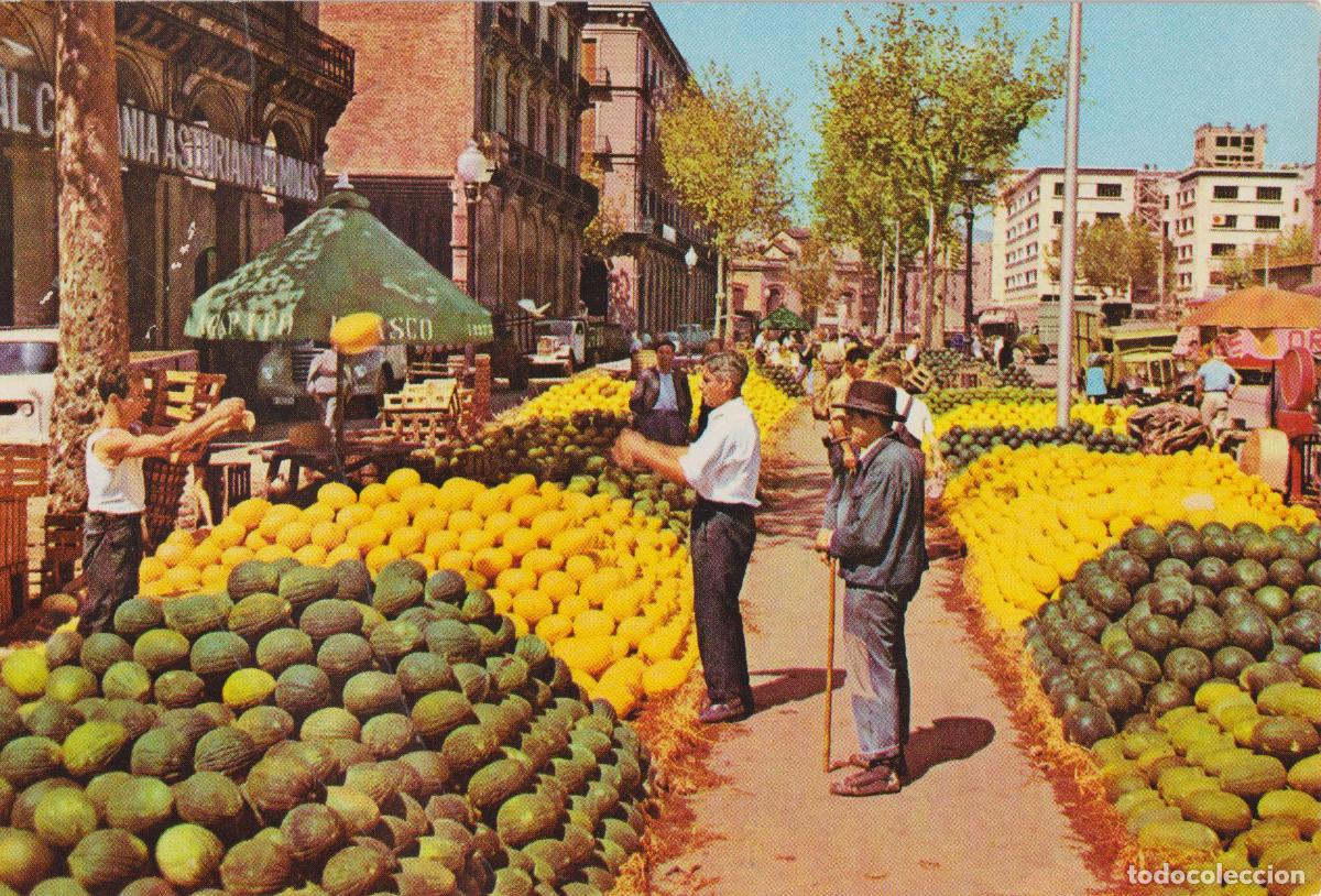 Postales: CATALU&Ntilde;A T&Iacute;PICA - MERCADO DE MELONES - FOTO J.UBACH N&ordm;652 - S/C