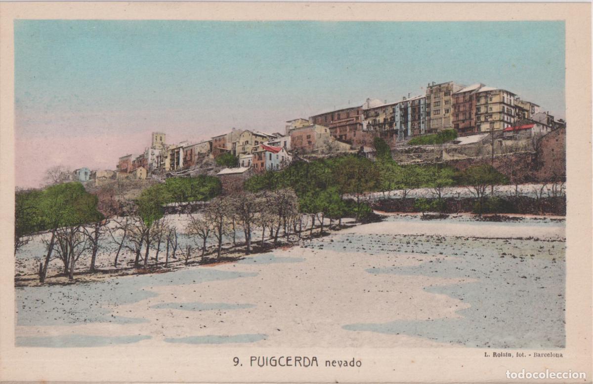 Postales: PUIGCERDA, NEVADO - L.ROISIN FOT N&ordm;9 - S/C