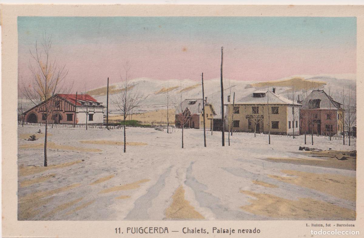 Postales: PUIGCERDA - CHAKETS, PASIAJE NEVADO - L.ROISIN FOT N&ordm;11 - S/C