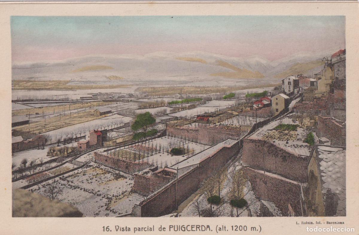 Postales: VISTA PARCIAL DE PUIGCERDA (alt. 1200m.) - L.ROISIN FOT N&ordm;16 - S/C