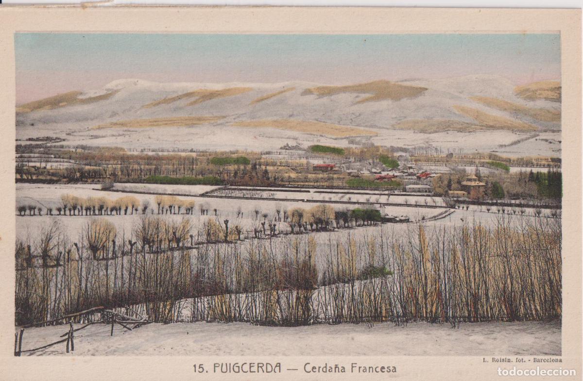 Postales: PUIGCERDA (alt. 1200m.) - LA CERDA&Ntilde;A NEVADA - L.ROISIN FOT N&ordm;13 - S/C