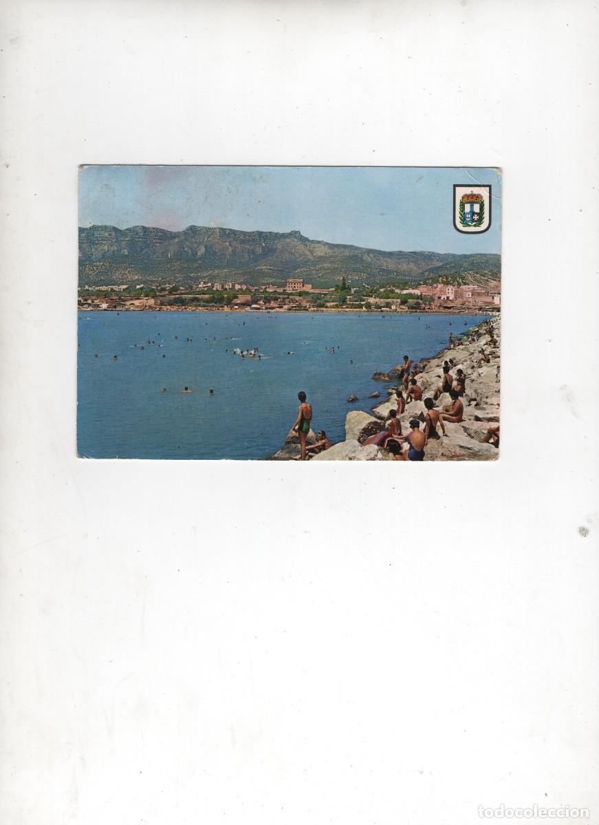 Postales: SAN CARLOS DE LA RAPITA ROCAS DEL MUELLE LIBRERIA DASSOY FOTO RAYMOND ESCRITA Y CIRCULADA EN 1966