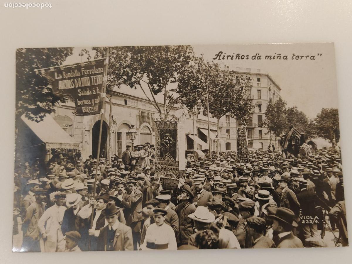 Postales: BARCELONA - AIRI&Ntilde;OS D'A MI&Ntilde;A TERRA GALICIA - FOTOGRAFICA VIOLA - POSTAL ANTIGUA (116.961)