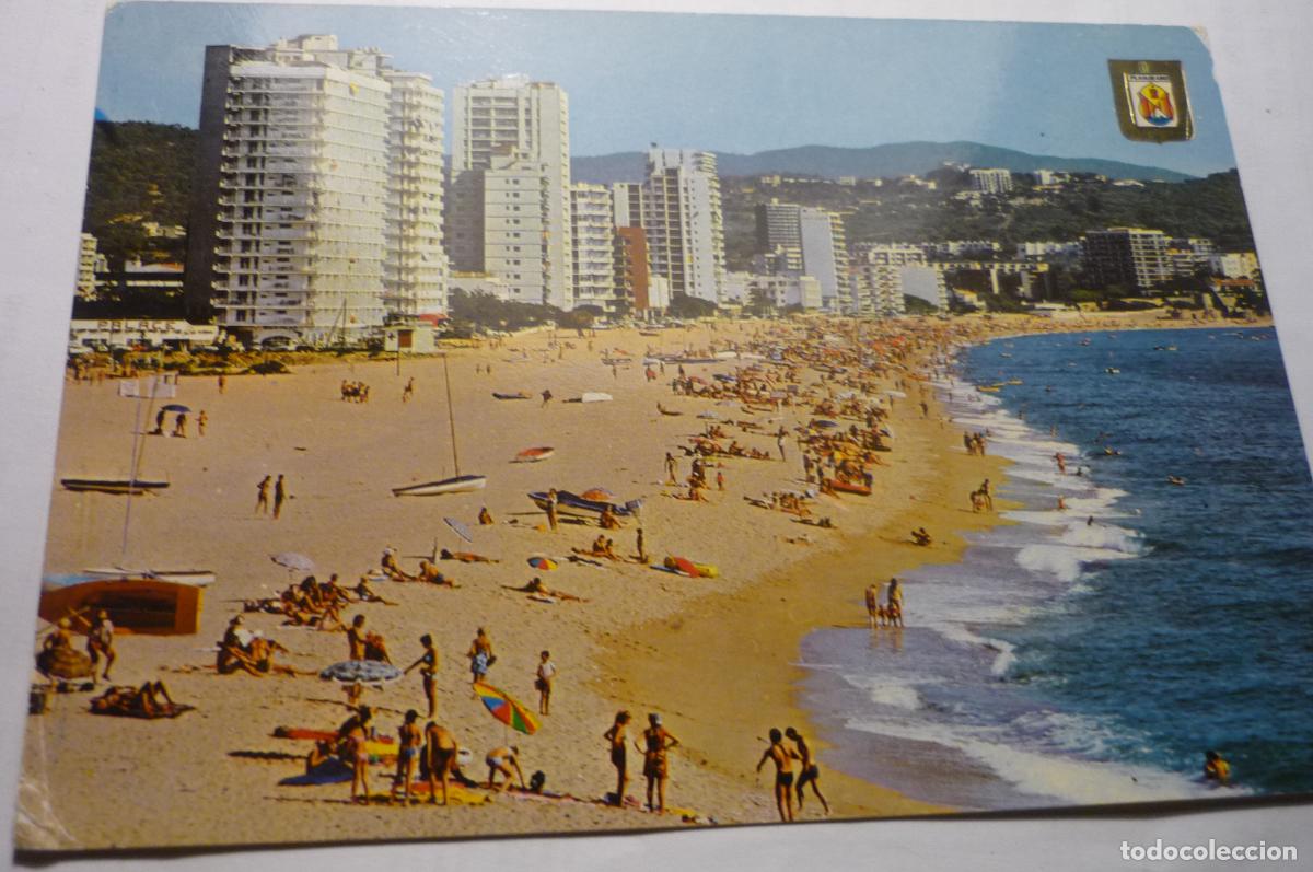 Postales: postal playa de aro.- playa