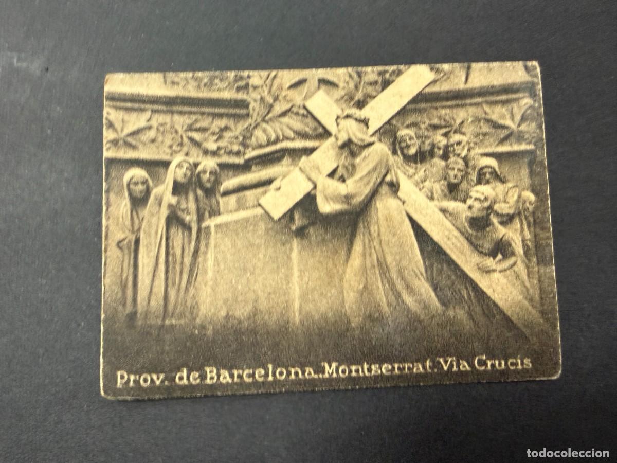 Postales: POSTAL ORIGINAL. D&Eacute;CADA A&Ntilde;OS 30. BARCELONA. MONSTSERRAT. V&Iacute;A CRUCIS. N&ordm; 1003
