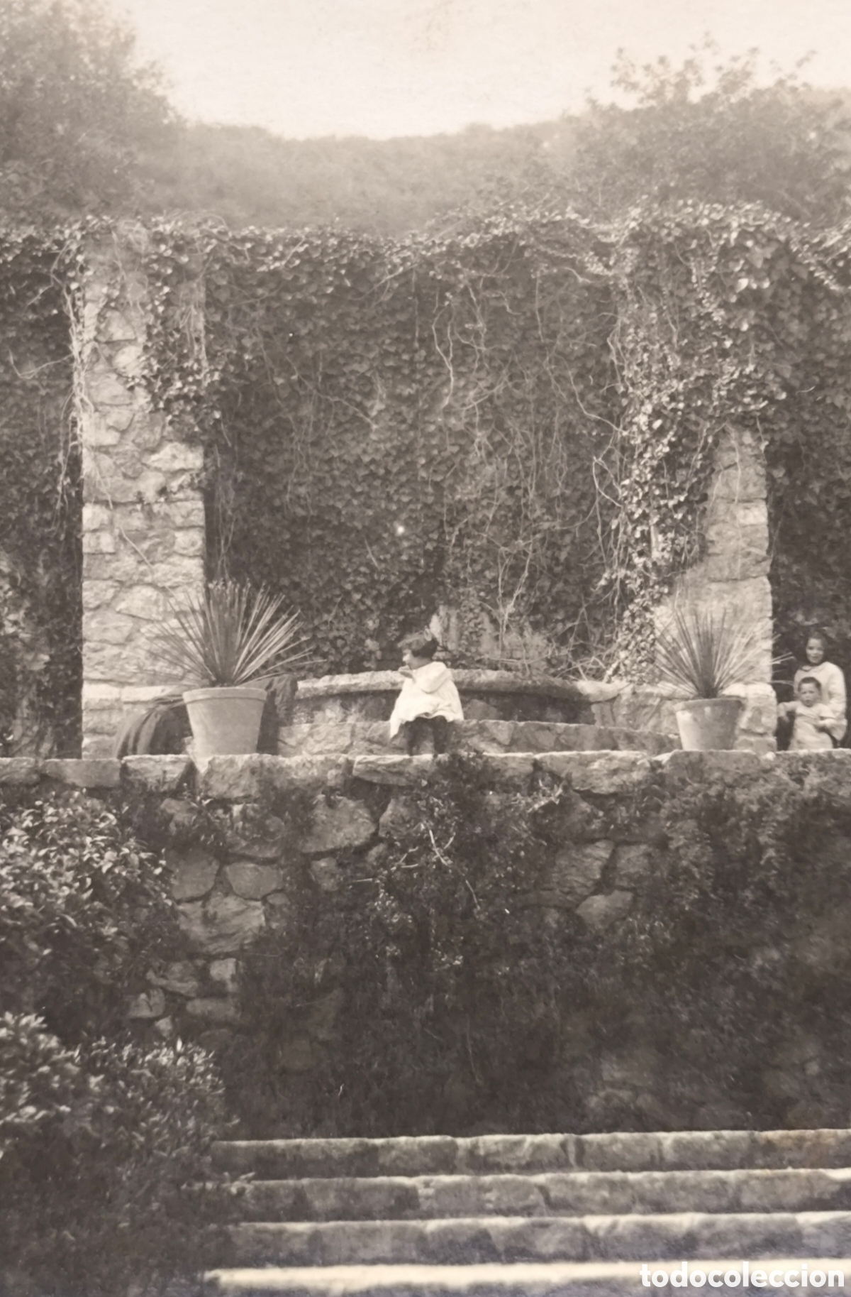 Postales: BARCELONA LA FONT DEL CUENTO PARC GUINARDO POSTAL FOTOGR&Aacute;FICA C. 1920