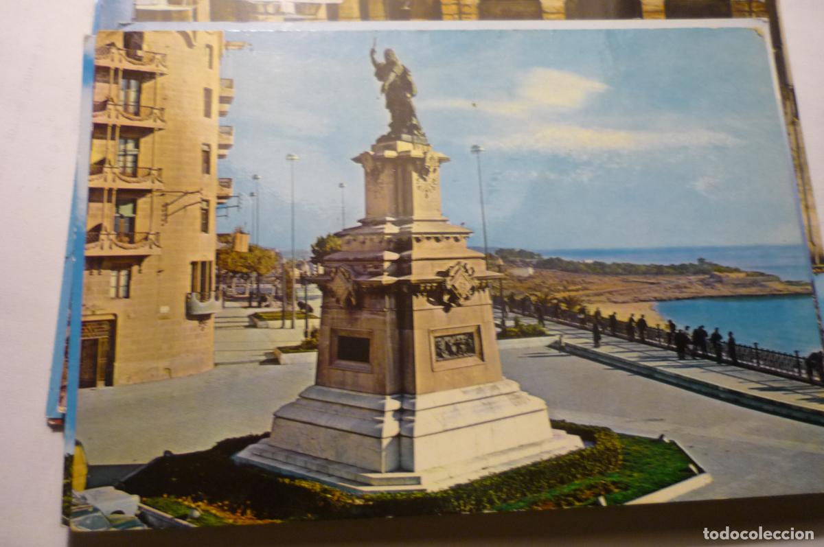 Postales: postal tarragona monumento roger lauria