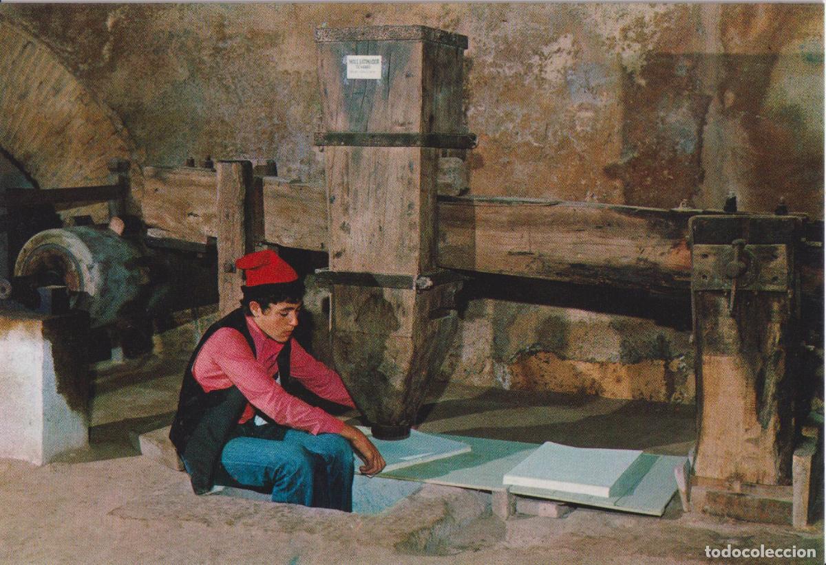 Postales: CAPELLADES, MUSEU NACIONAL DEL PAPER, LA MASSA PER AFINAR EL PAPER - LLOBET N&ordm;9 - S/C