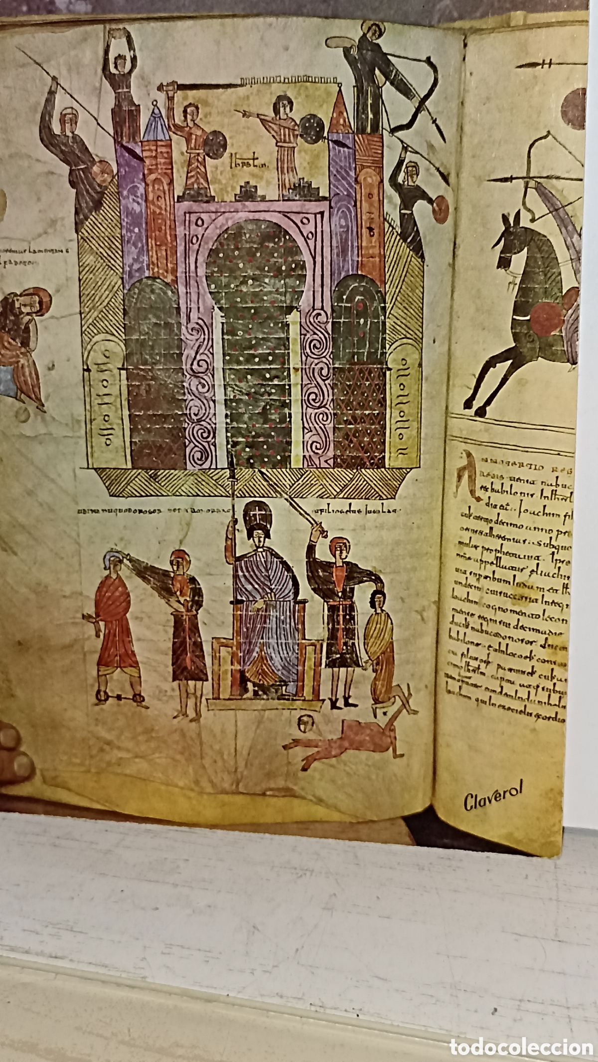 Postales: Apocalipsis de Beato de L&iacute;bano museo de la catedral de SEO de Urgel