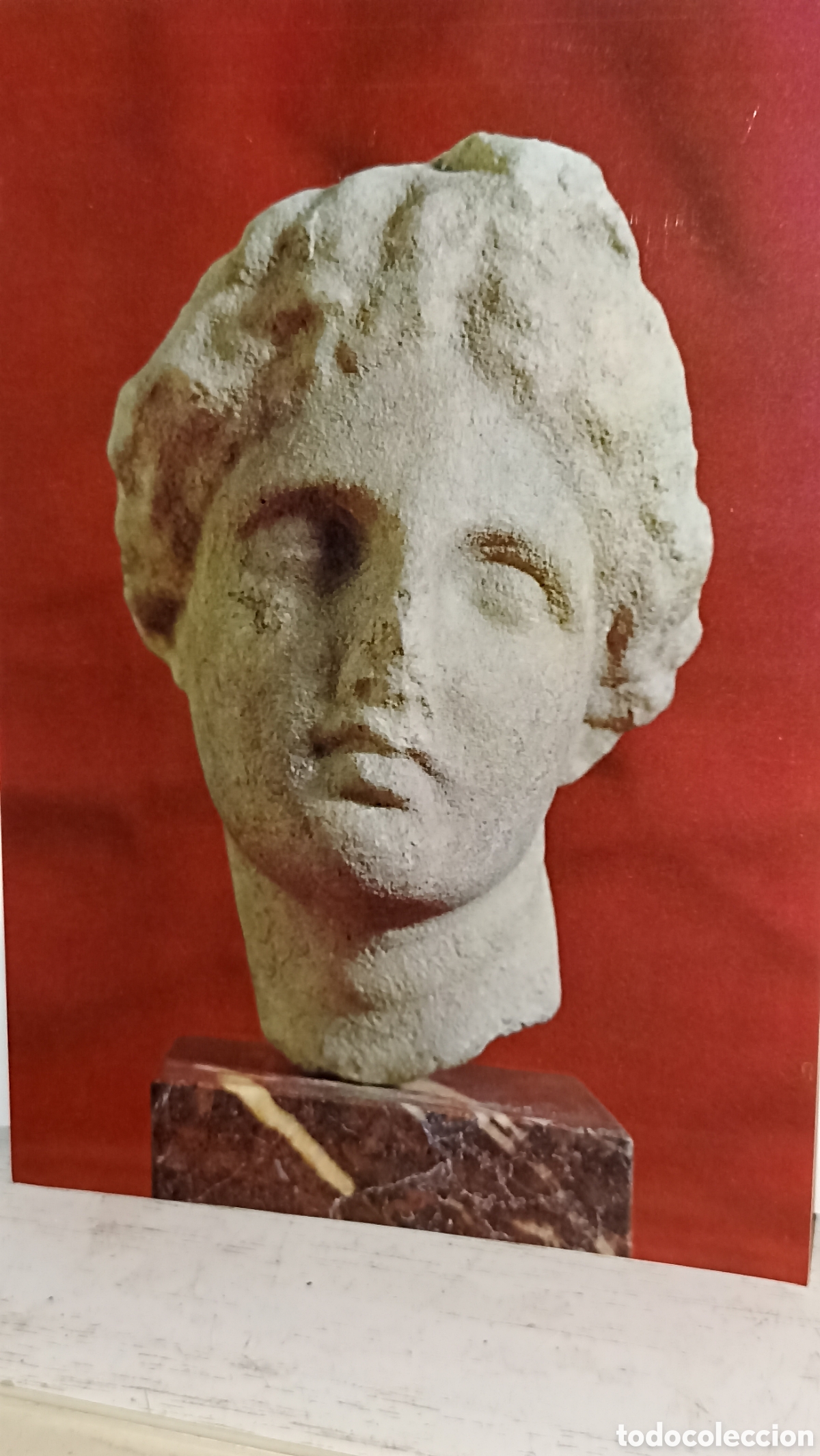Postales: MINT!! Cabeza de Afrodita siglo cuatro AC museo Ampurias