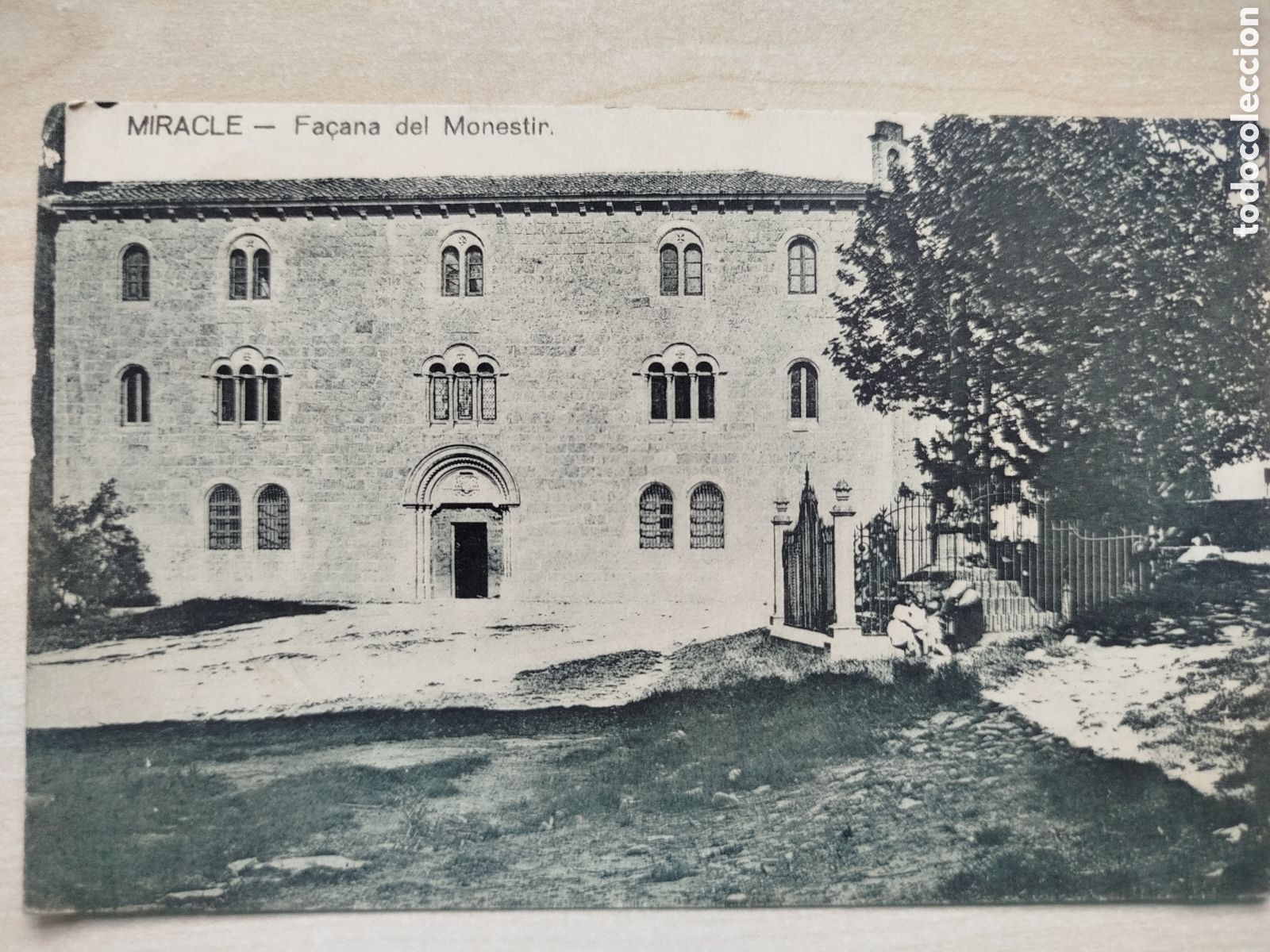 Postales: Santuari del Miracle, Fa&ccedil;ana del monestir