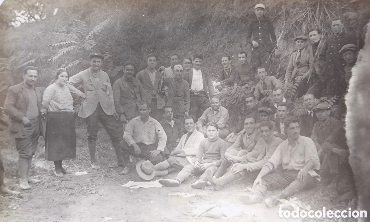 Postales: G&Egrave;LIDA FONT CAN PASTALL&Eacute; EXCURSI&Oacute; RETRATO GRUPAL POSTAL FOTOGR&Aacute;FICA 1924
