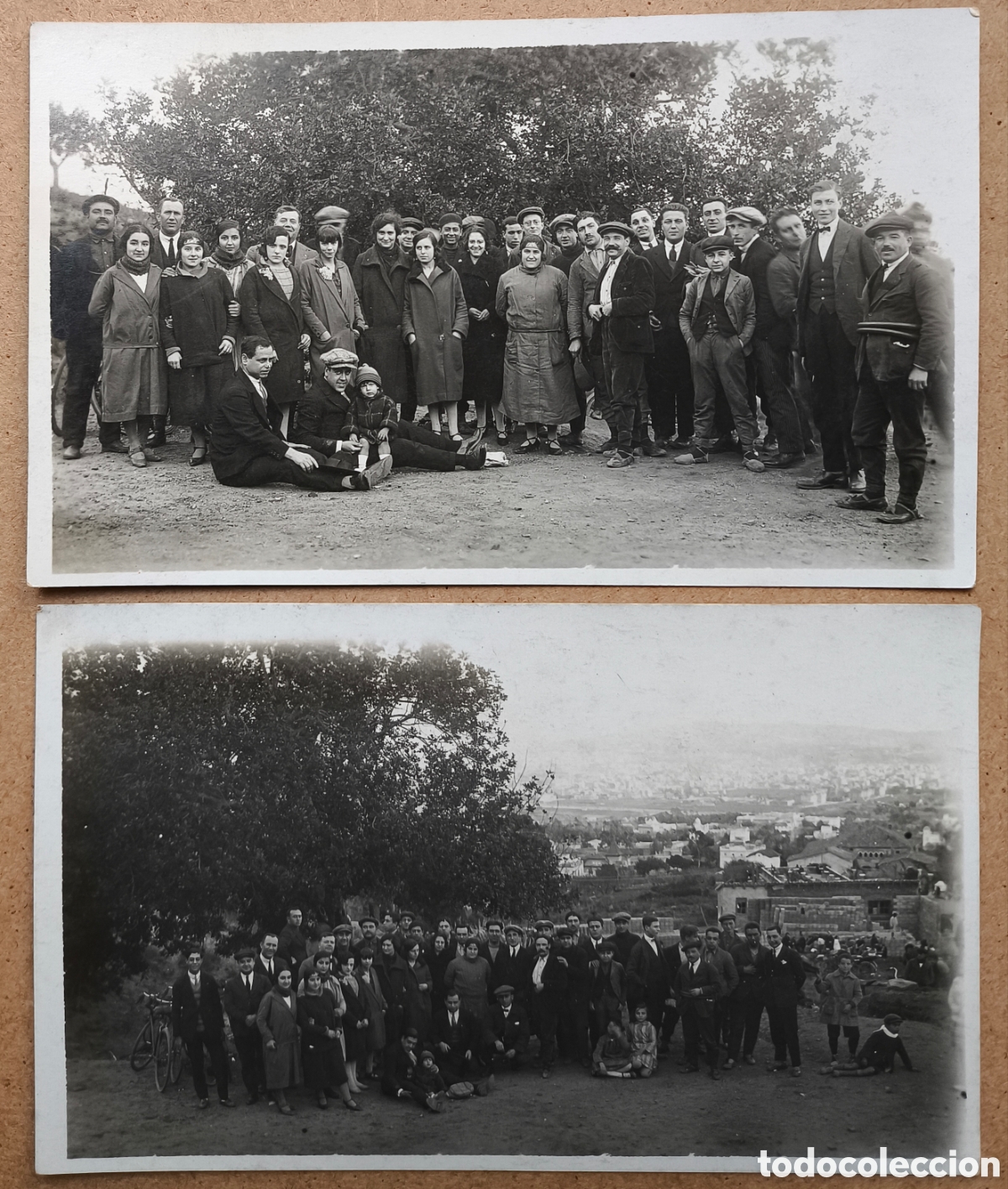 Postais: COLLSEROLA MIRADOR RETRATO GRUPAL EXCURSI&Oacute; POSTAL FOTOGR&Aacute;FICA 1925