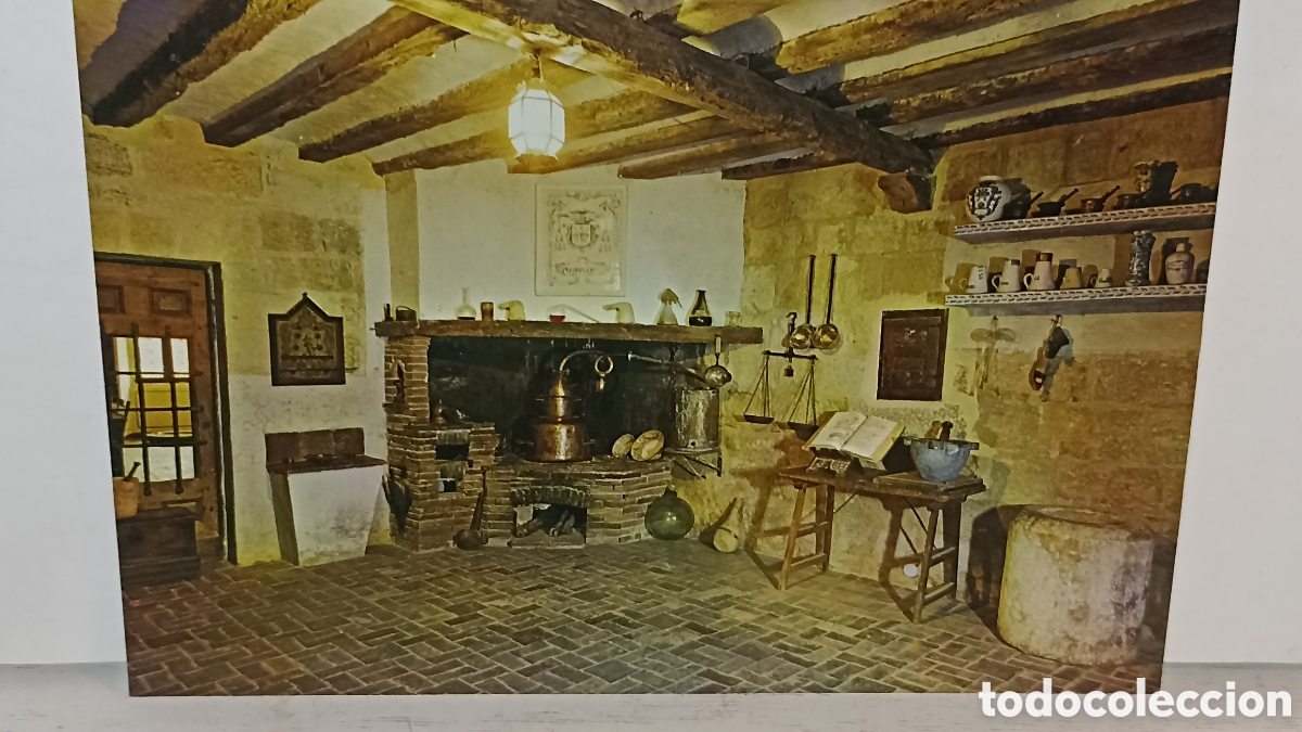 Postales: Mint abad&iacute;a de Santo Domingo de silosos rebotica siglo 18