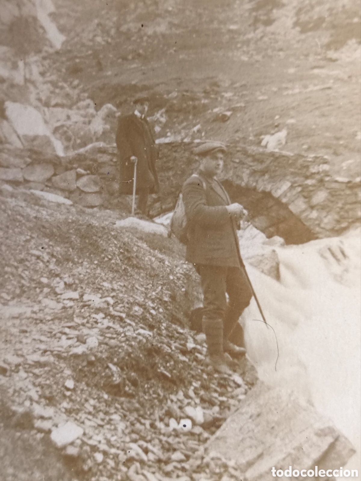 Cartoline: PONT DE CREMAL CAM&Iacute; VELL DE QUERALBS A NURIA POSTAL FOTOGR&Aacute;FICA ANIMADA C. 1925
