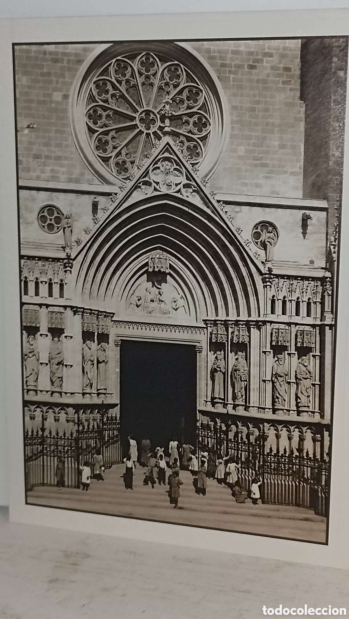 Postales: Mint gran postal 17/12 cm fachada principal de bas&iacute;lica de Santamar&iacute;a Vilafranca