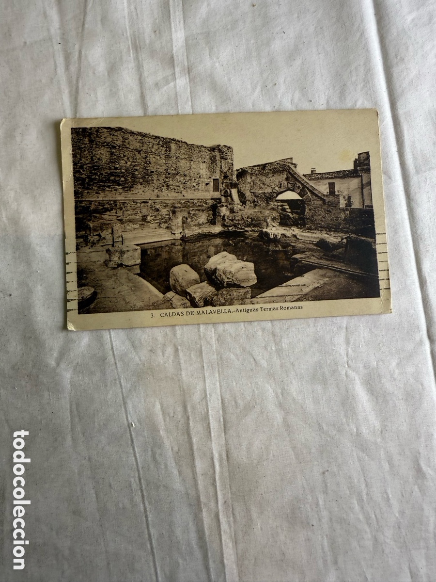 Postales: Caldas de Malavella &ndash; Antiguas Termas Romanas &ndash; Postal 1934