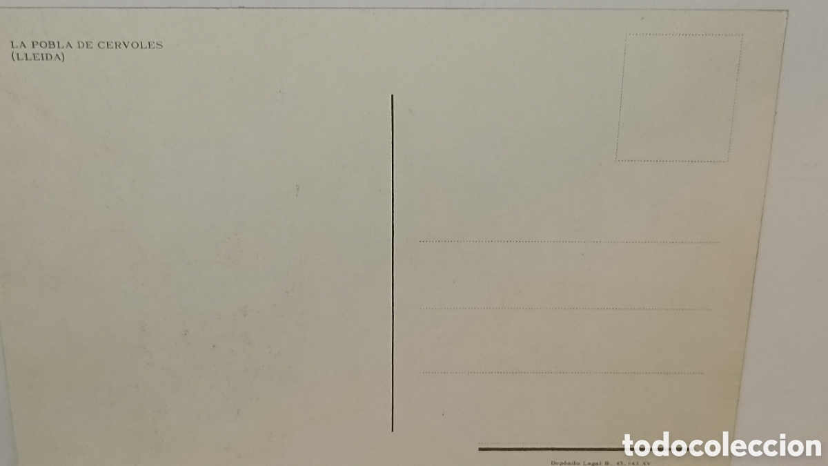 Postales: MINT. La Pobla de c&eacute;rvoles L&eacute;rida - Foto 2