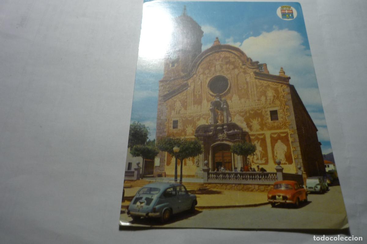 Postales: postal san celoni iglesia coches circulada cm