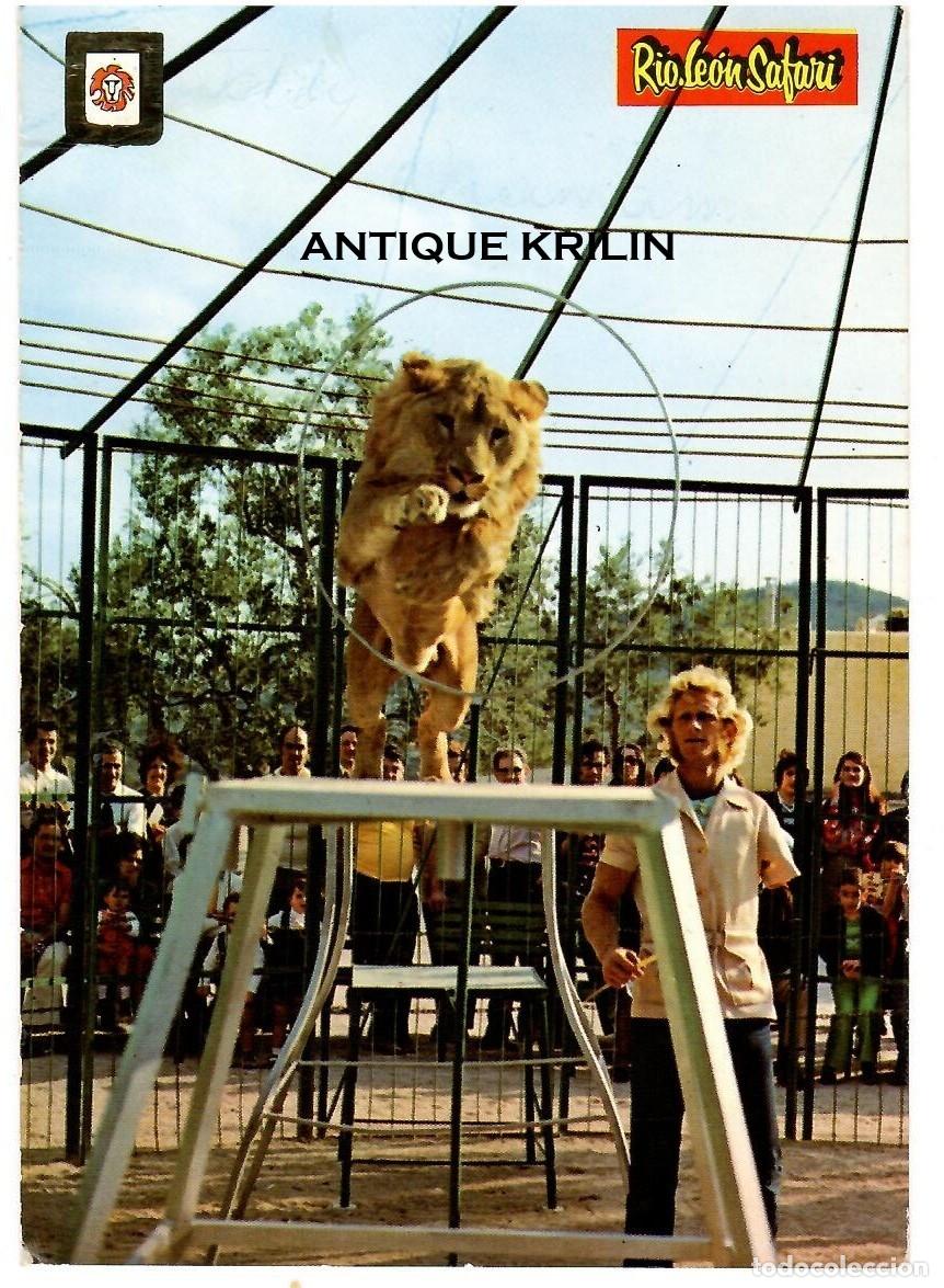 Postales: TARRAGONA / ALBI&Ntilde;ANA N&ordm; 26 RIOLEON SAFARI / EDICIONES FISA / SIN FRANQUEAR PERO ESCRITA
