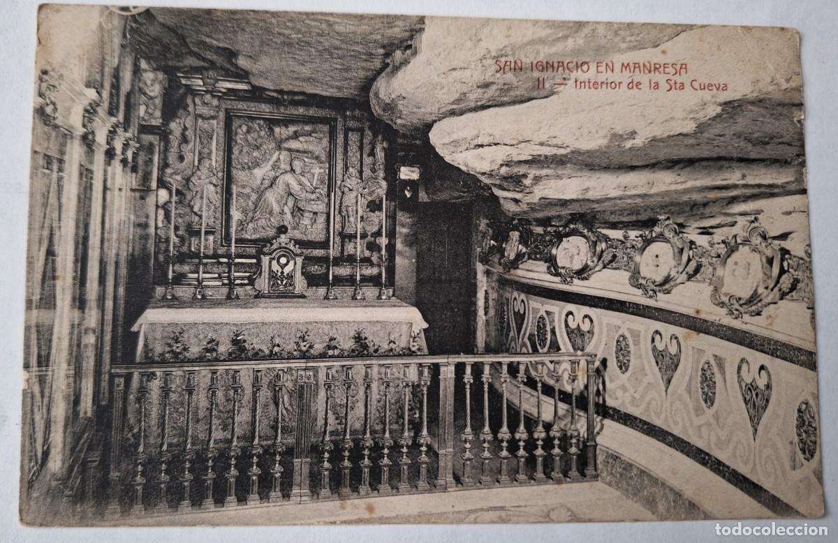Postales: POSTAL MUY ANTIGUA - MANRESA - CUEVA DE SANT IGNACIO - MAS DE 100 A&Ntilde;OS - SIN CIRCULAR