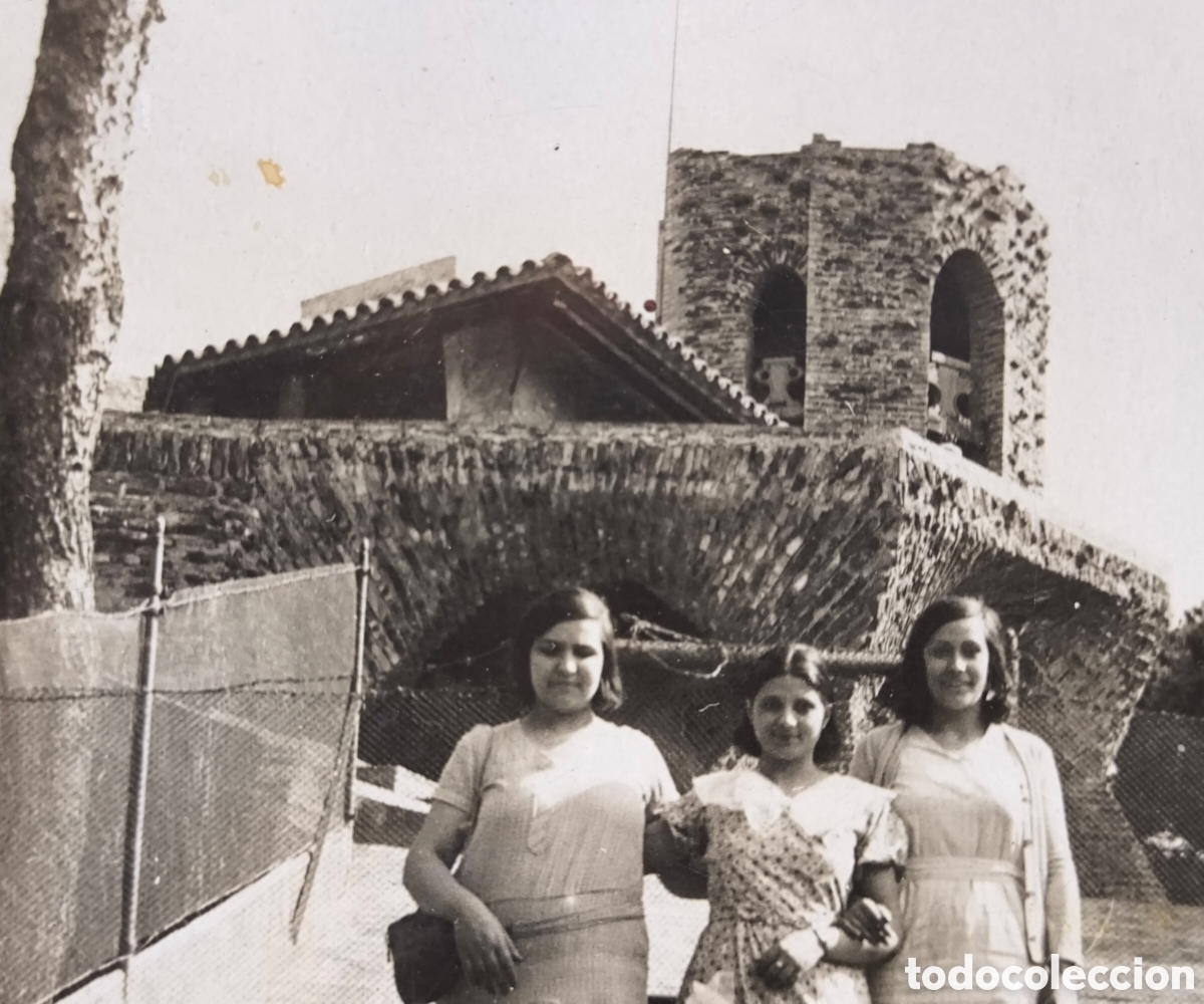 Postales: SANTA COLOMA DE CERVELL&Oacute; CRIPTA COL&Ograve;NIA G&Uuml;ELL RETRATO GRUPAL POSTAL FOTOGR&Aacute;FICA C. 1920
